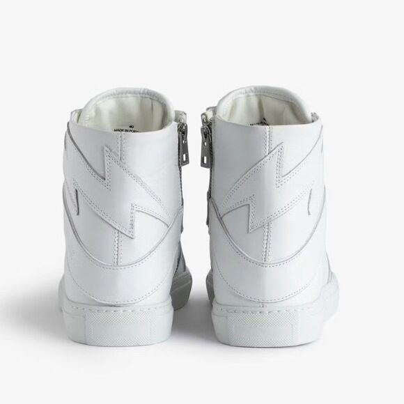 NIB Zadig & Voltaire ZV1747 High Flash Sneakers size 39 - Picture 1 of 12